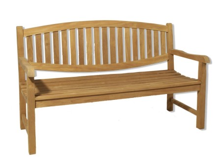 FUN - Oval Teak Garden Bench