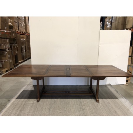 MAEVA Garden Table for 10/12 People - Rectangular Teak Wood