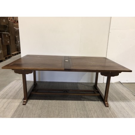 MAEVA Garden Table for 10/12 People - Rectangular Teak Wood