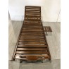 Oiled teak sun lounger - Second-hand