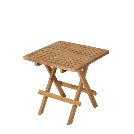 Premium Teak Square Garden Picnic Table 50x50cm - Rot-Resistant Wood