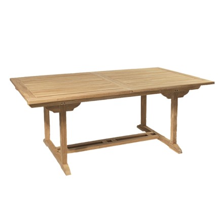 Table de jardin en bois Teck extensible 8/10 personnes