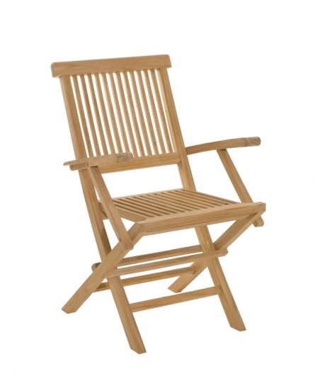 Ensemble 2 fauteuils jardin Java bois Teck