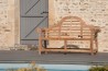 Banc de jardin Sumatra en bois Teck