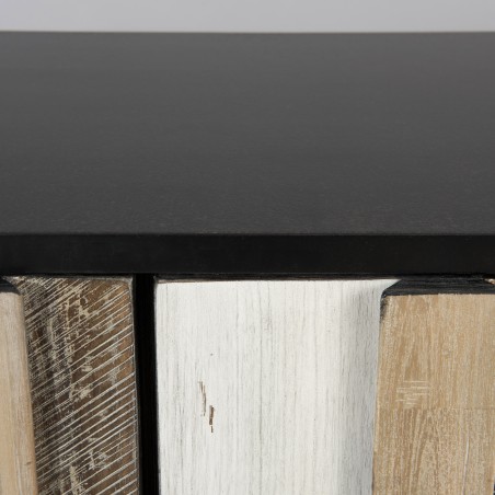 Buffet CARMEN - Bois acacia et pieds métal