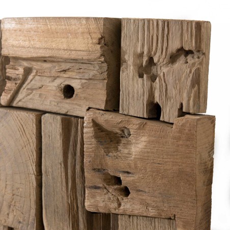 Décoration murale bois teck PAOLO 8
