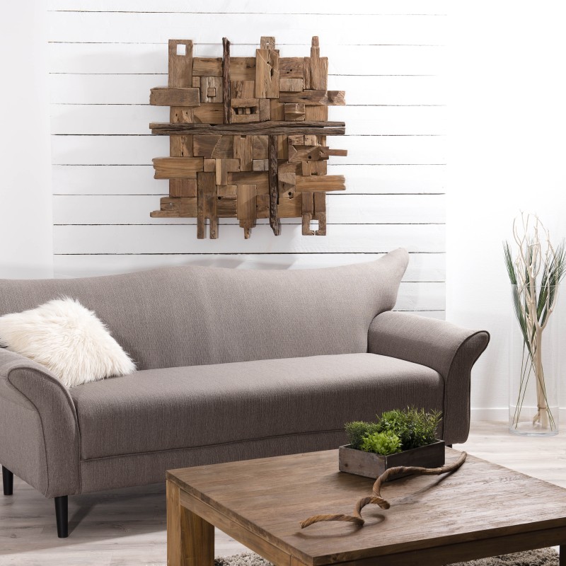 PAOLO - Teak Wood Wall Decoration 9