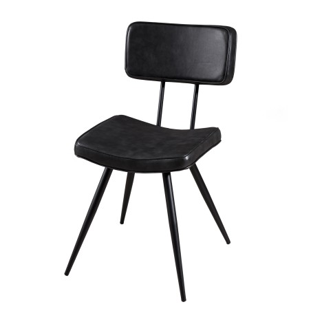 AUGUSTIN Set of 2 Black JAMES Chairs - Stylish and Durable