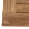 Table de jardin en teck massif - 8/10 personnes - rectangulaire extensible