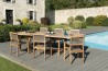 Teak Wood Garden Furniture Set for 10/12 People - Premium Solid Teak