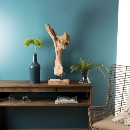 CLARA - Objet décoration bois teck naturel