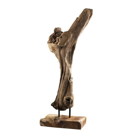 CLARA - Objet décoration bois teck naturel