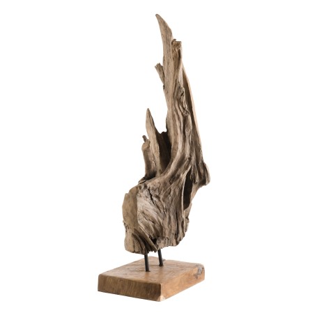 CLARA - Natural Teak Branch Decorative Object 'S' - Contemporary Home Decor