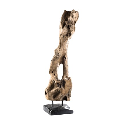 CLARA - Objet décoration bois teck naturel