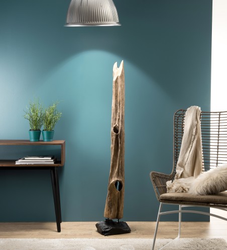 CLARA - Objet décoration bois teck naturel