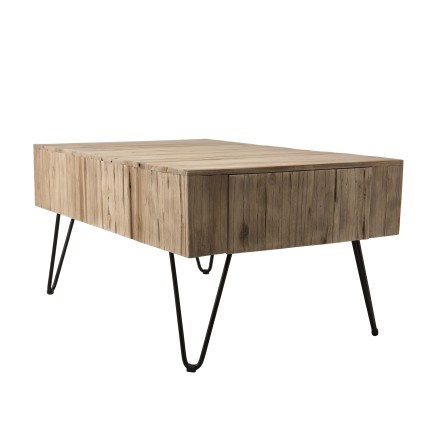 CLARA Rectangular Coffee Table with 2 Drawers