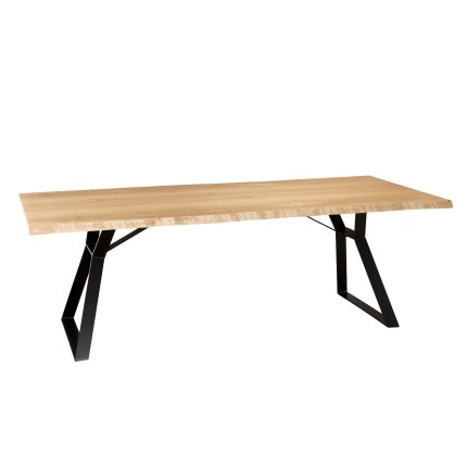 Table à manger MAXENCE en bois chêne 230x100cm