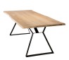 Table à manger MAXENCE en bois chêne 230x100cm