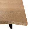 MAXENCE Rectangular Dining Table 230x100cm in Oak with Black Metal Legs