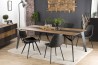 Table à manger MAXENCE en bois teck recyclé 220x100cm