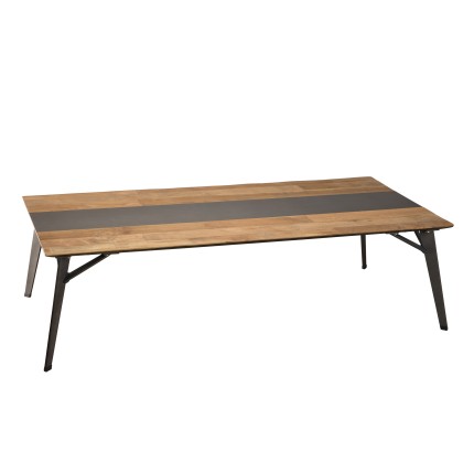 MAXENCE Rectangular Coffee Table 140x70cm - Recycled Teak Wood