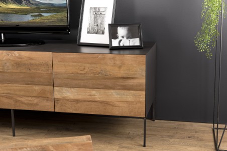 Meuble TV MAXENCE en bois de teck recyclé