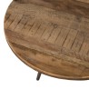 Table basse d'appoint SIXTINE en teck recyclé 55x55cm