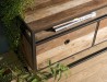 Meuble TV SIXTINE marron 3 tiroirs Teck recyclé