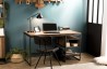 Bureau SIXTINE en teck recyclé - 1 niche et 1 tablette