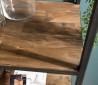 Étagère SIXTINE - Teck recyclé et métal noir