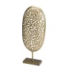 JOHAN - Oval Sculpture Golden Aluminum Decoration