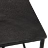 Set de 2 tables gigognes triangles aluminium doré et noir