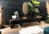 JOHAN - Rectangular Coffee Table/Low Console 163x40cm Golden Aluminum