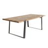 Table à manger CARLA 220x100cm bois et métal