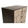 CARLA Chest of Drawers - Vintage Fir Wood and Metal Legs