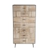Chiffonnier CARLA - Bois Sapin et Pieds Métal