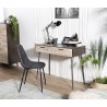Bureau CARLA - Bois Sapin et Métal - 2 Tiroirs