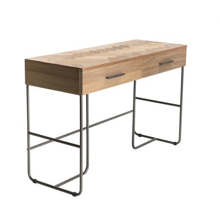 CARLA - Teak Wood Desk with 2 Drawers