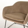 AGATHE Urban Armchair - Beige Velvet