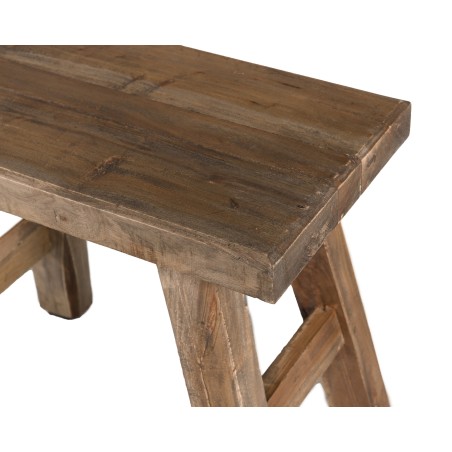 Set de 3 bancs gigognes NORA - Bois Mahogany - Esprit Brocante