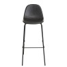 Lot de 2 tabourets de bar John noir 80cm