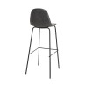 Lot de 2 tabourets de bar John noir 80cm