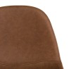 Lot de 2 tabourets de bar John marron 80cm