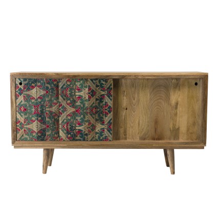 Buffet bois Manguier naturel INDRA 160x45cm