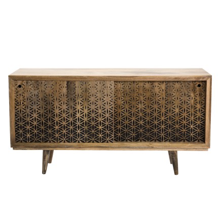 Buffet bois Manguier naturel INDRA 160x45cm Phuket