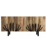 Buffet INDRA bois Manguier 177x45cm 4 portes