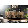 Buffet INDRA bois Manguier 177x45cm 4 portes