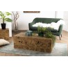 Table basse rectangulaire SAM en bois de Teck nature