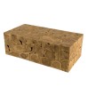 Table basse rectangulaire SAM en bois de Teck nature
