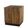 Table d'appoint carrée SAM bois Suar 38x38cm